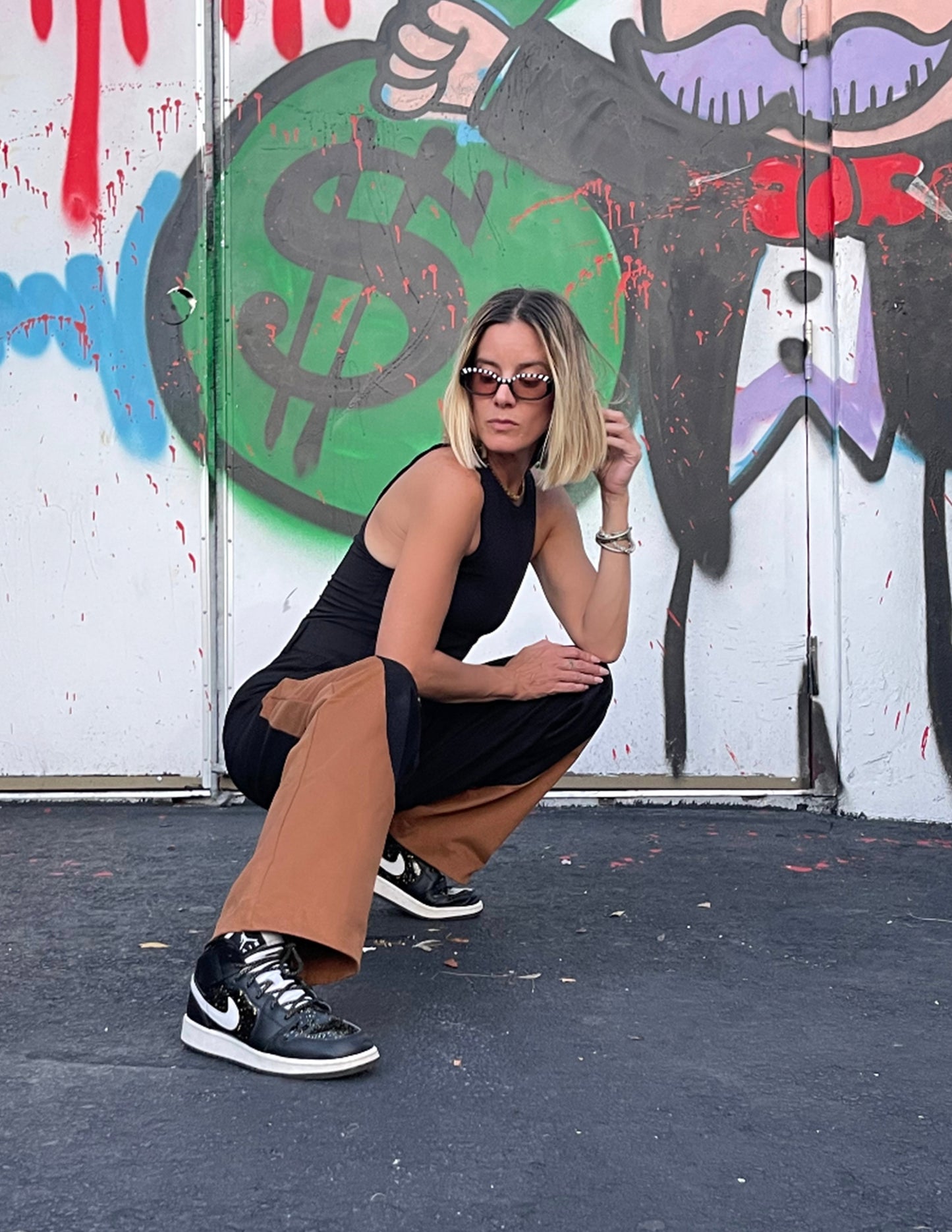 Changes Pant Toffee/Black