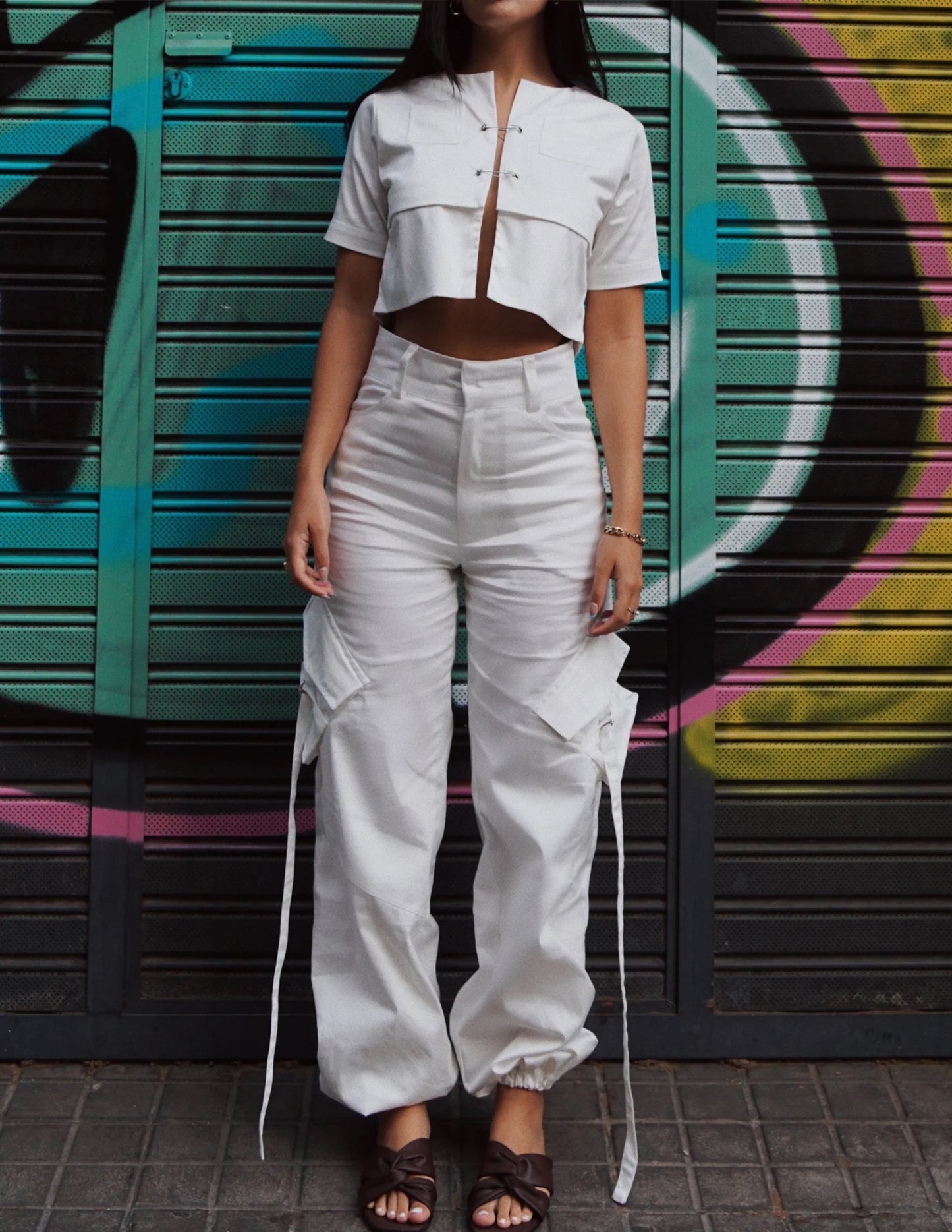 Cargo Pant - White