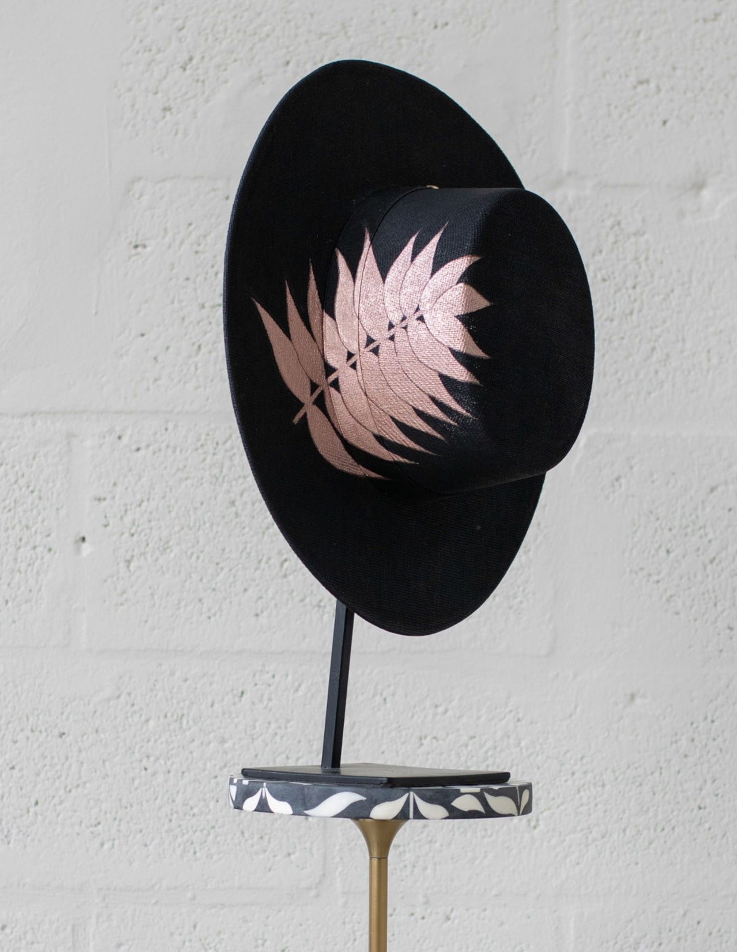 Cordobes Palmita Onyx Rose Gold
