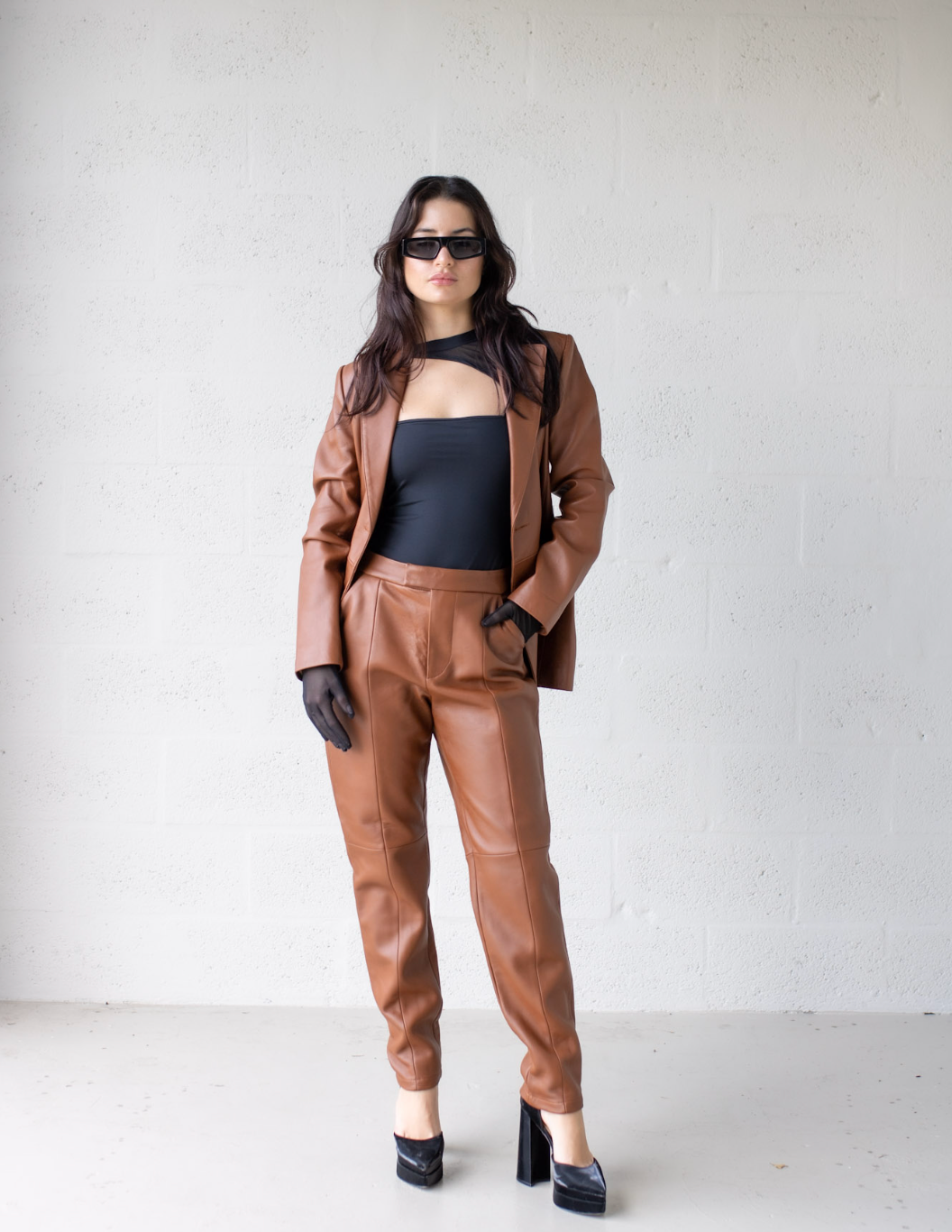 Delaney Leather Pant
