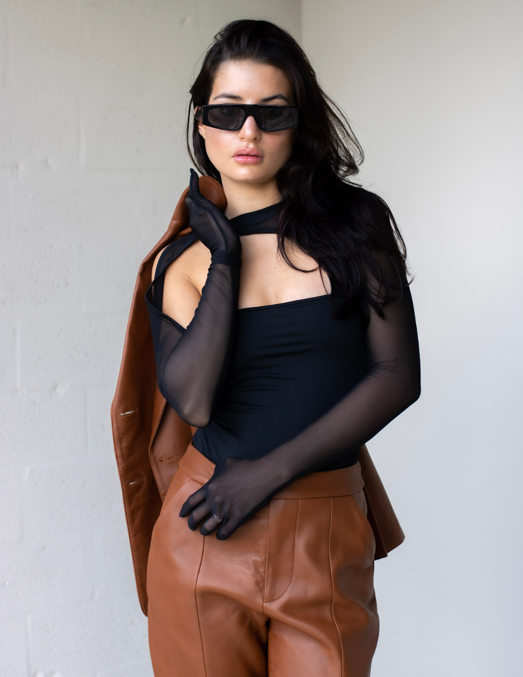 Delaney Leather Pant