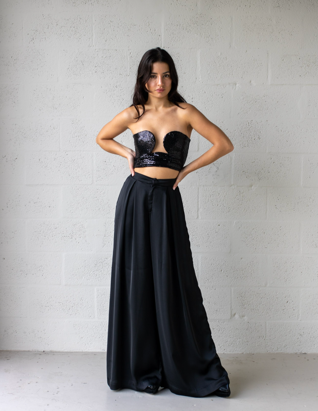 Valentina Top Black
