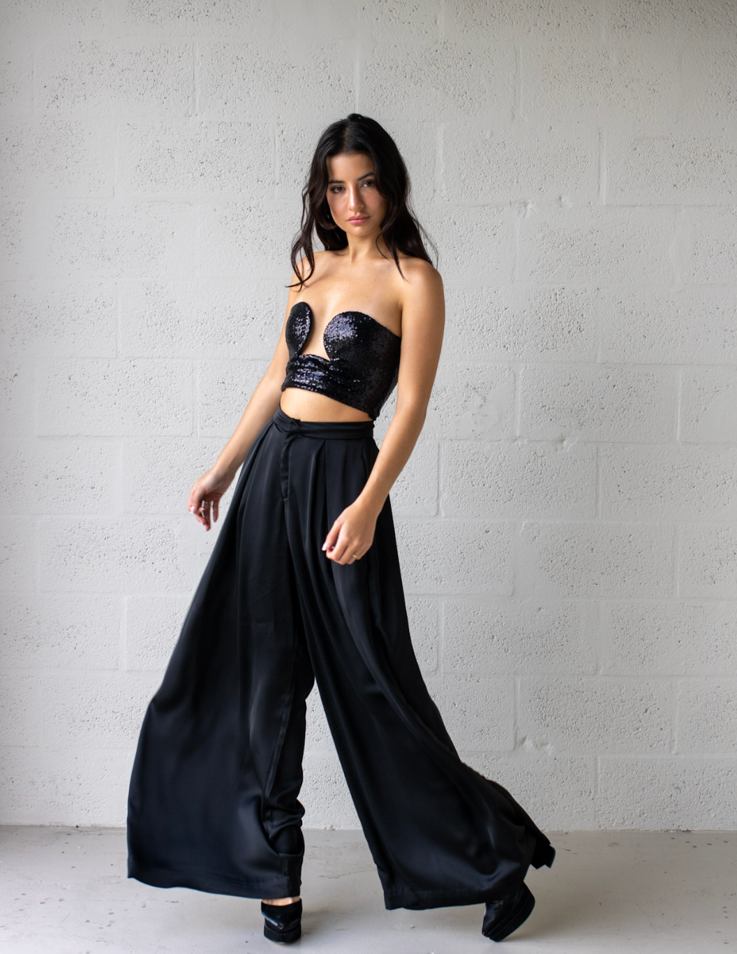 Valentina Top Black