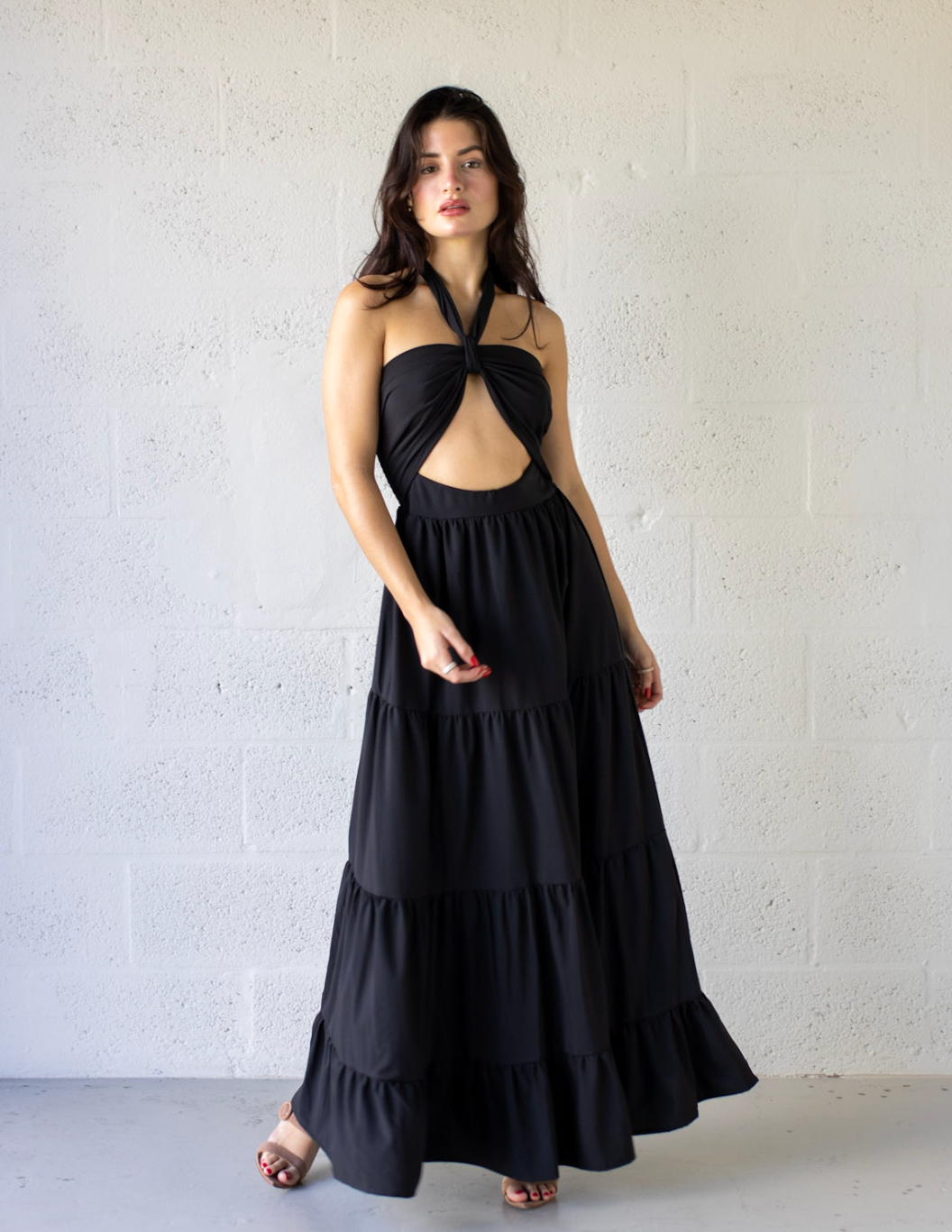 Strapless Ruffle Dress