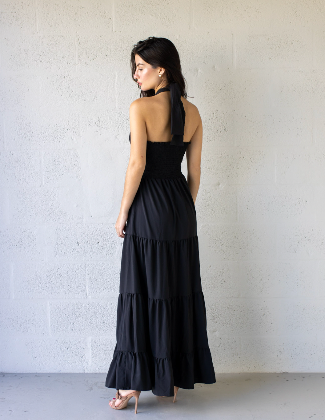 Strapless Ruffle Dress