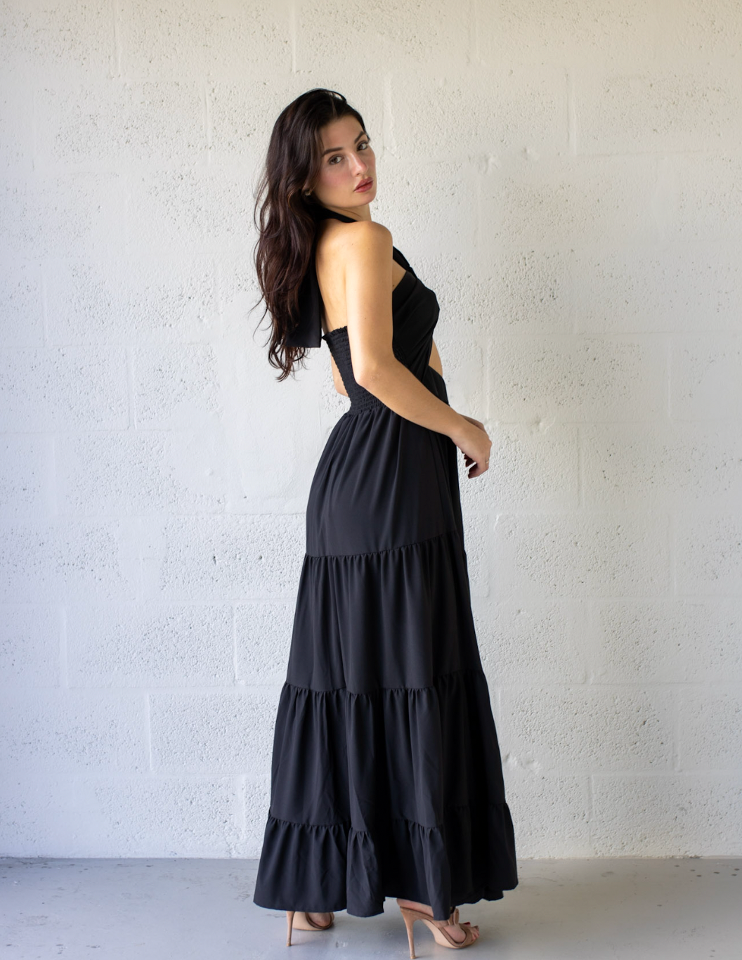 Strapless Ruffle Dress