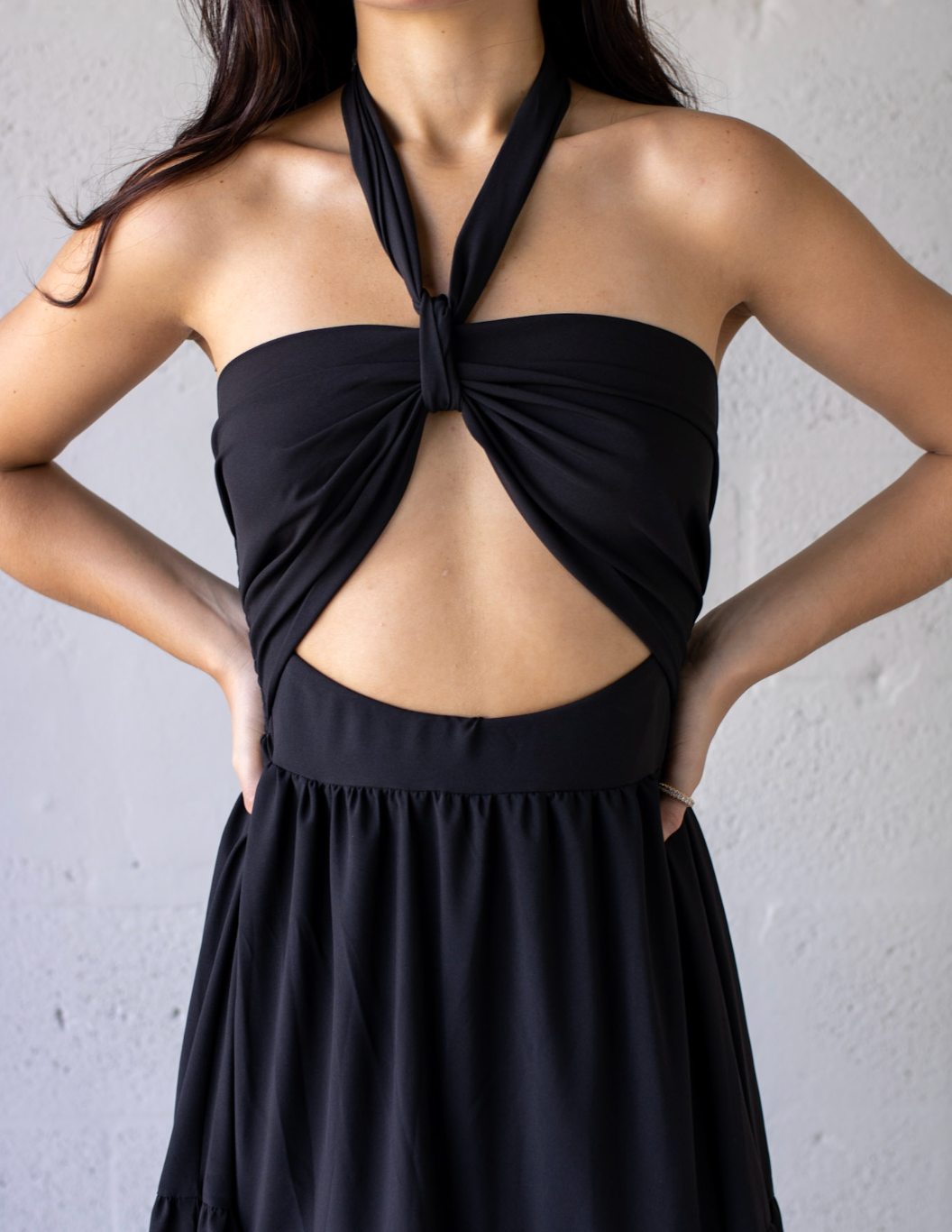 Strapless Ruffle Dress