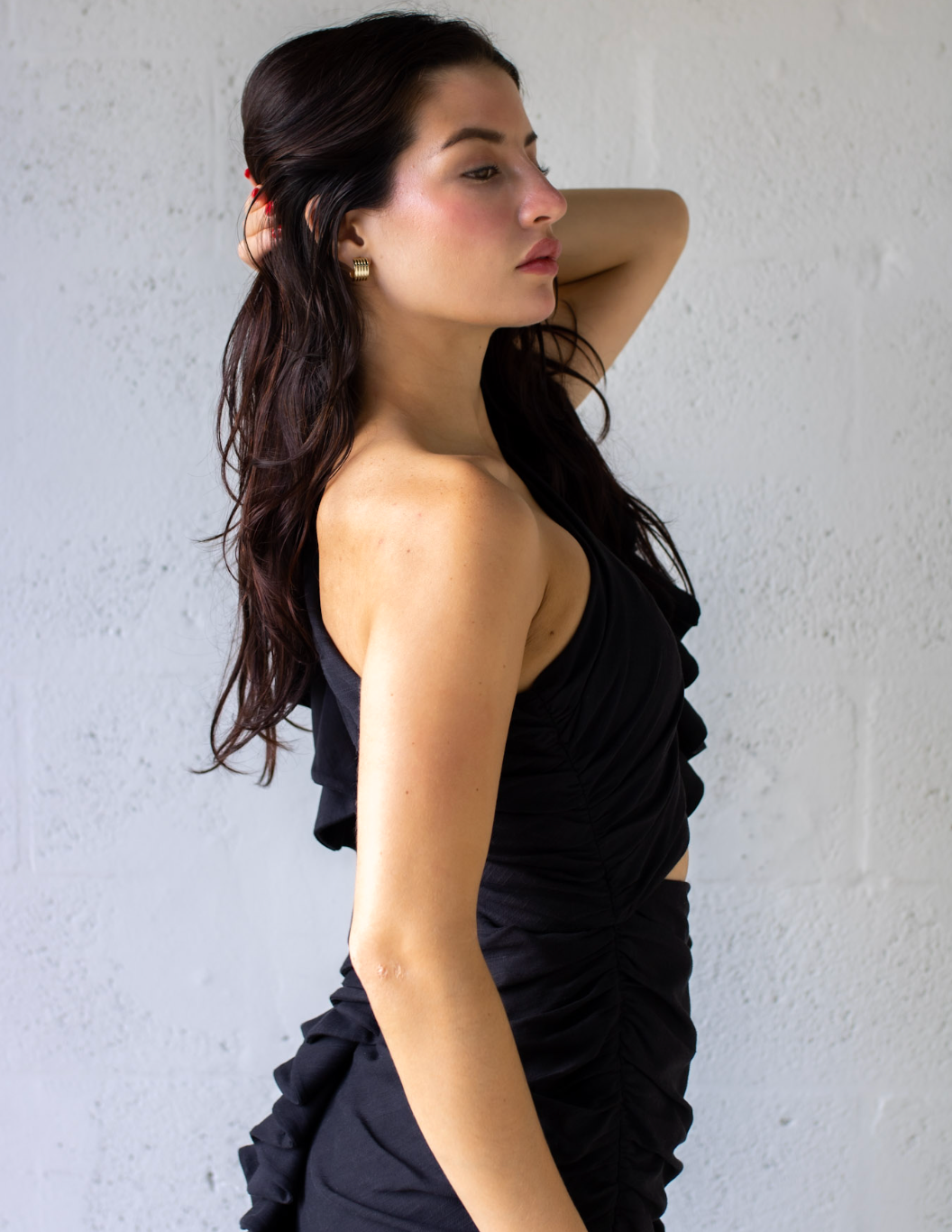 The Rolling Mini Dress - Black
