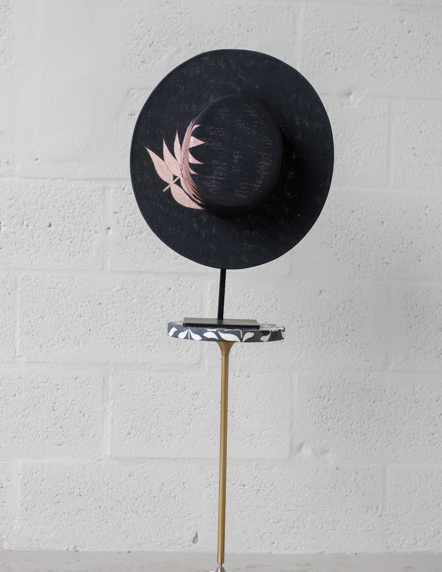 Cordobes Palmita Onyx Rose Gold