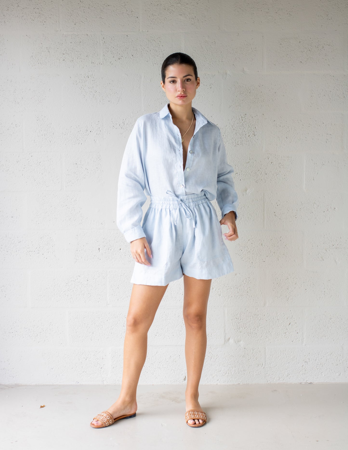 Lennox Short - Pale Blue