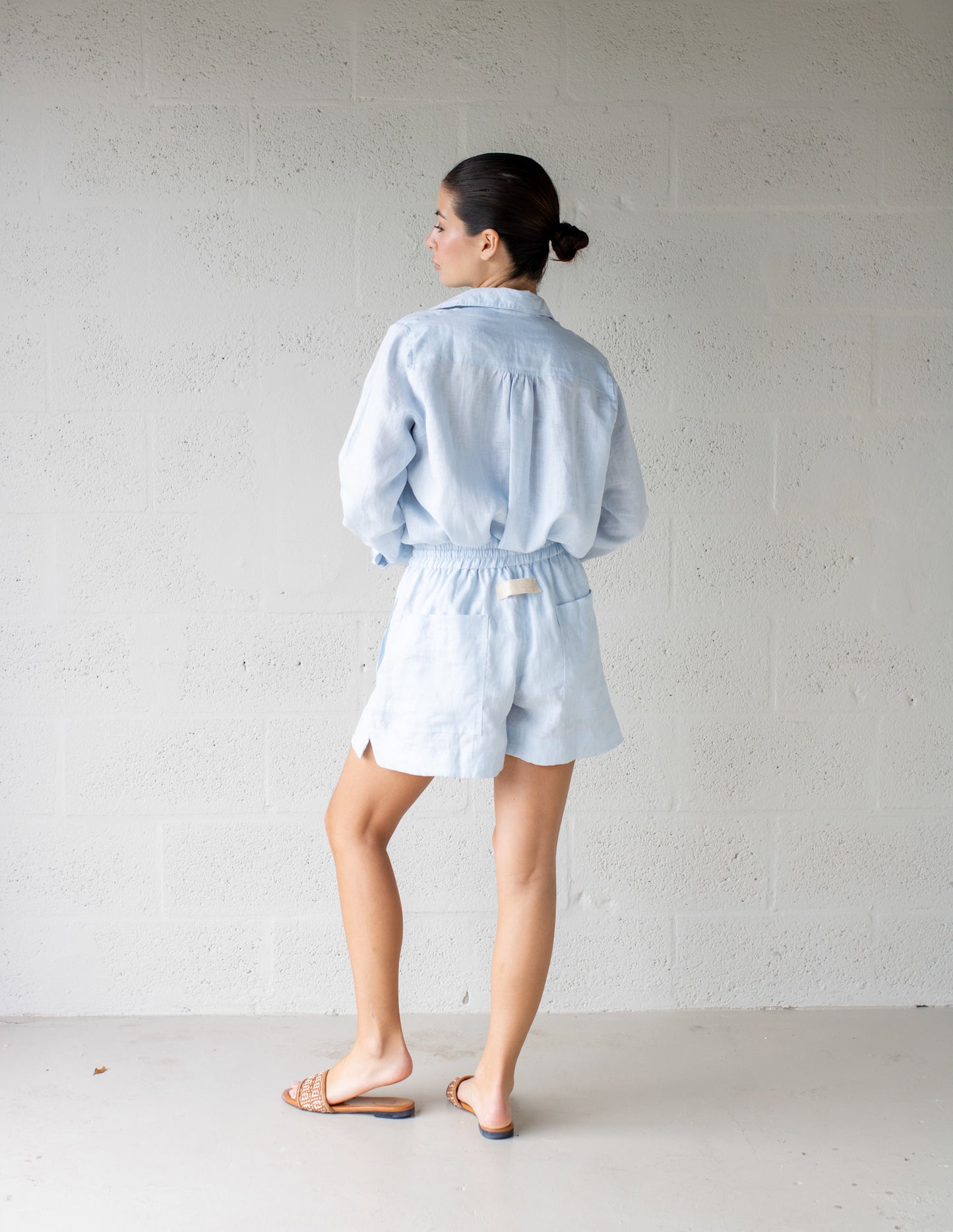 Lennox Short - Pale Blue