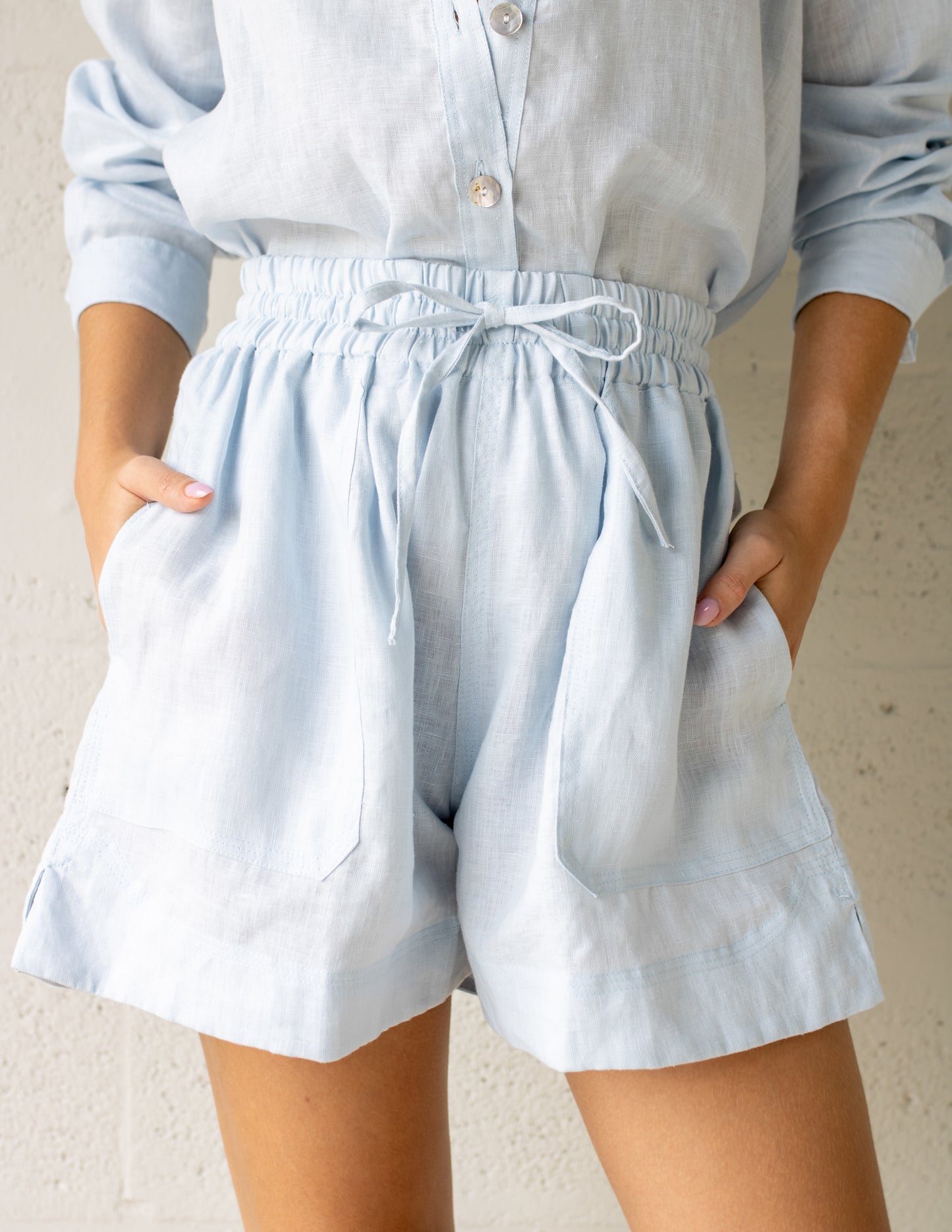Lennox Short - Pale Blue
