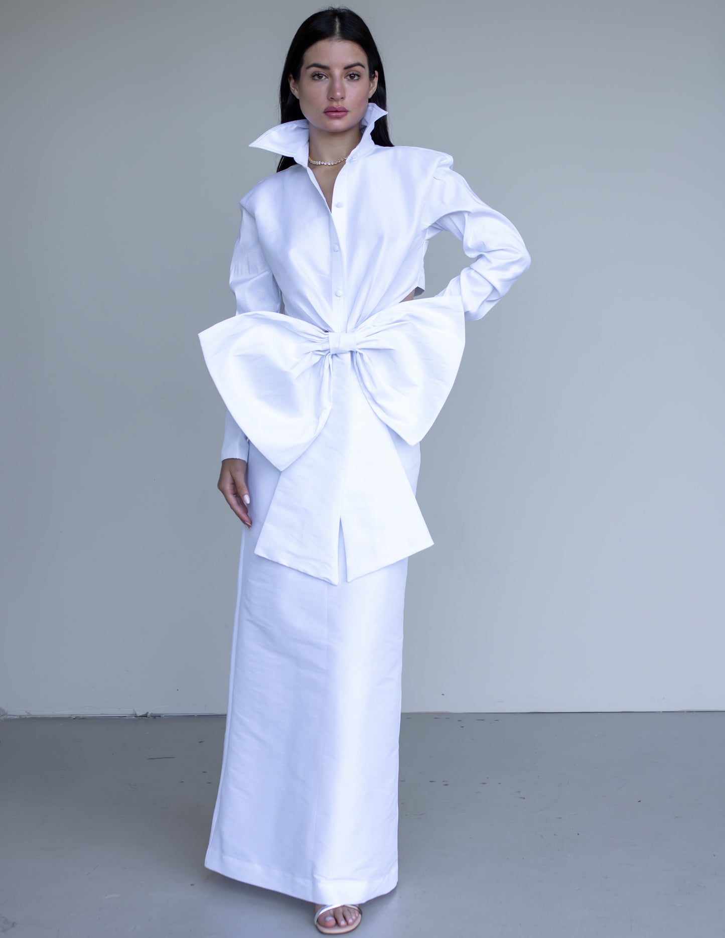 The Muse Modular Dress - White