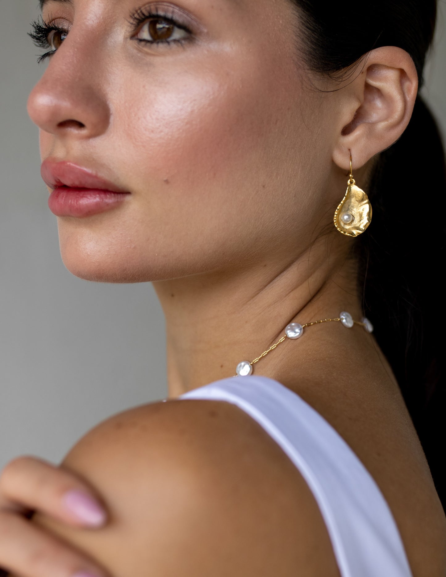 Oyster Pearl Earrings