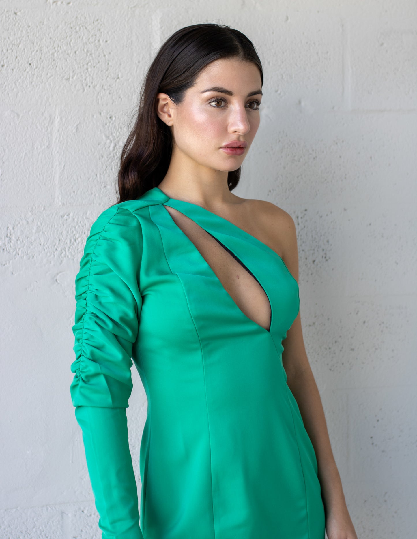 Subterrenal Mini Dress - Green