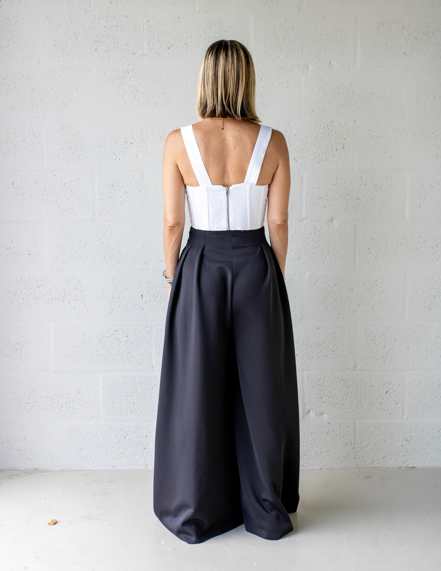 Wide Leg Pant - Black