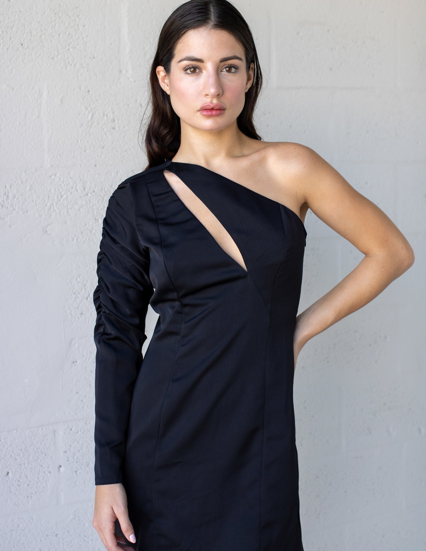 Subterrenal Mini Dress - Black
