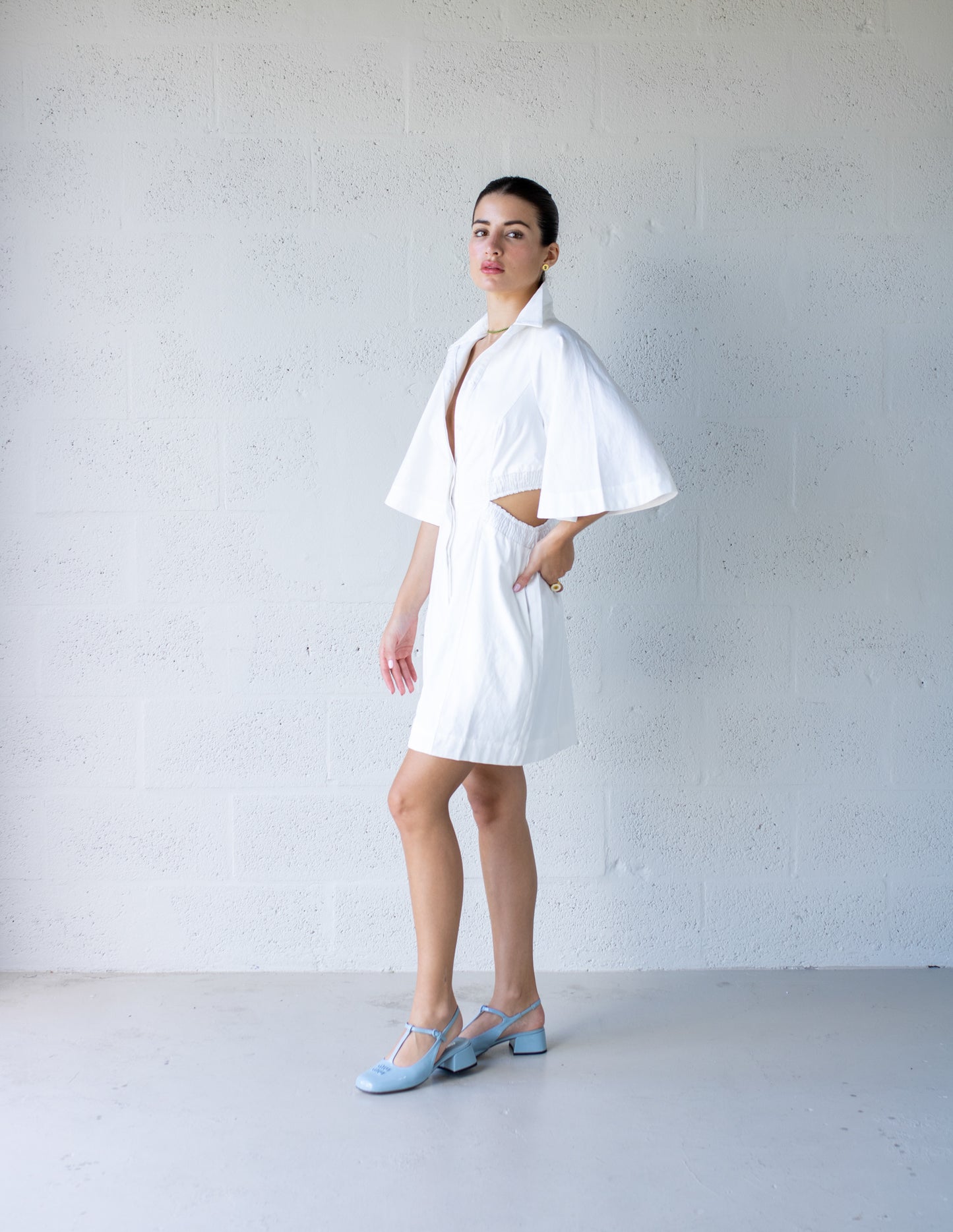 Shift Mini Shirt Dress
