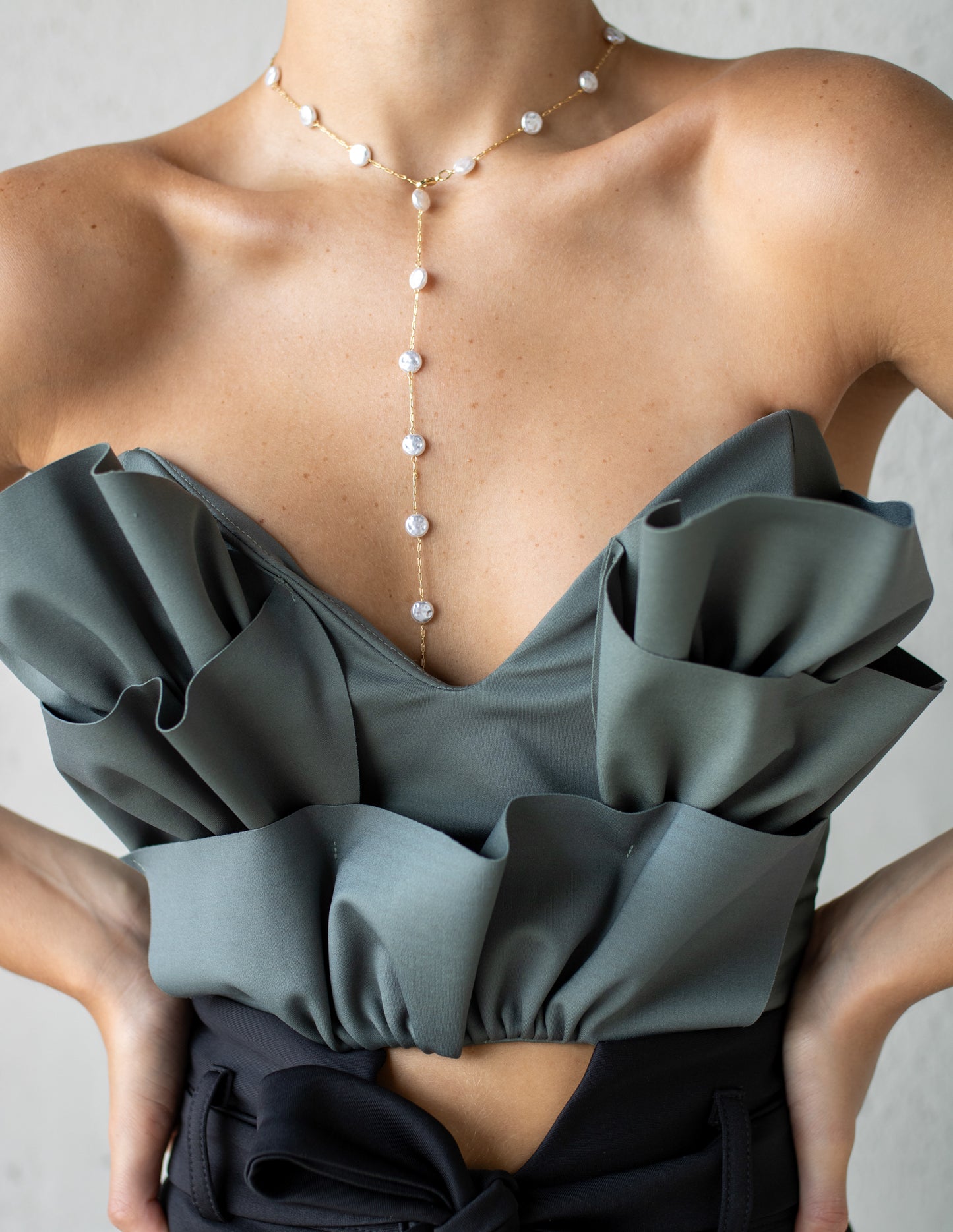 Honolulu Pearls Lariat