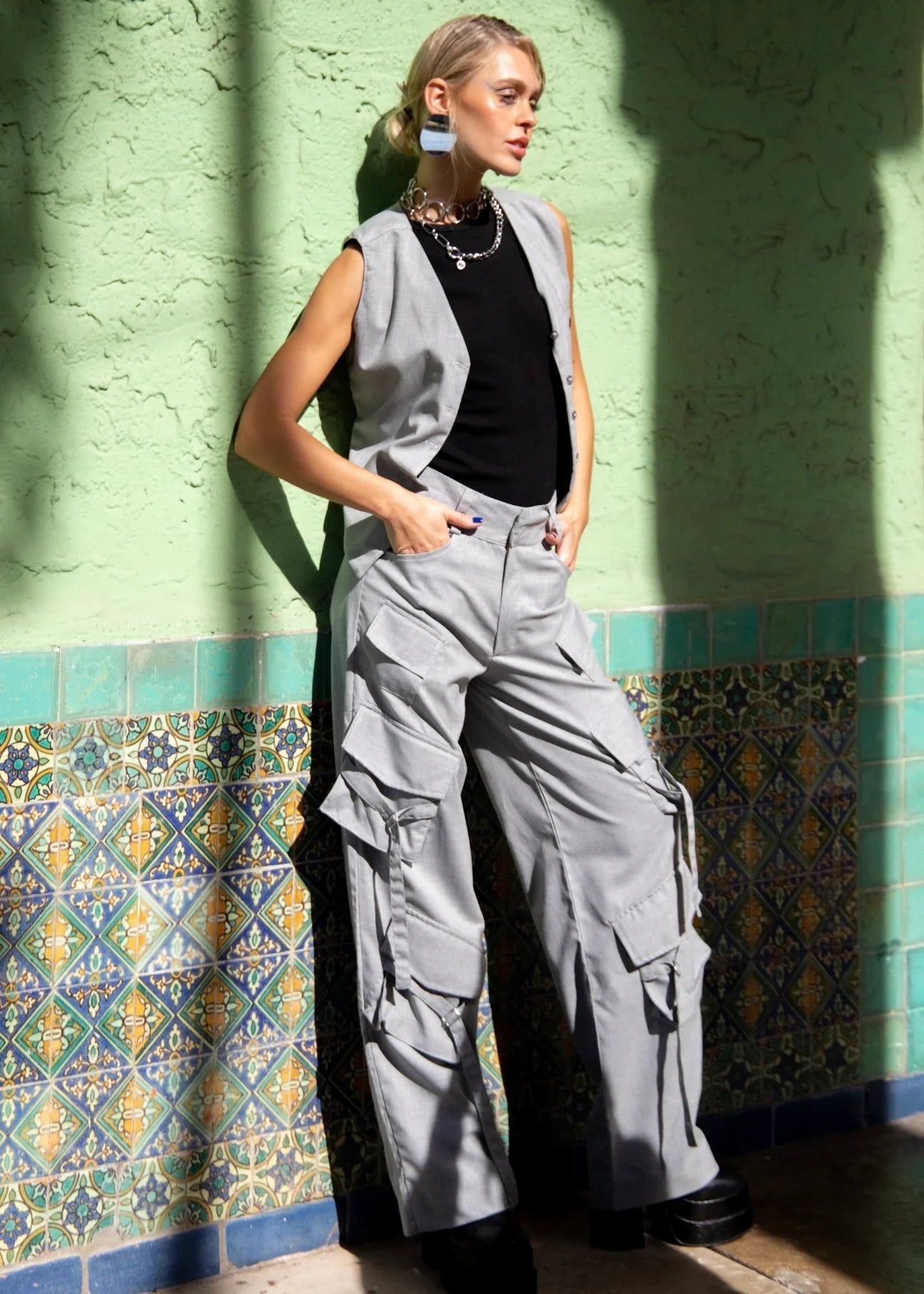 Cargo Light Grey Pants