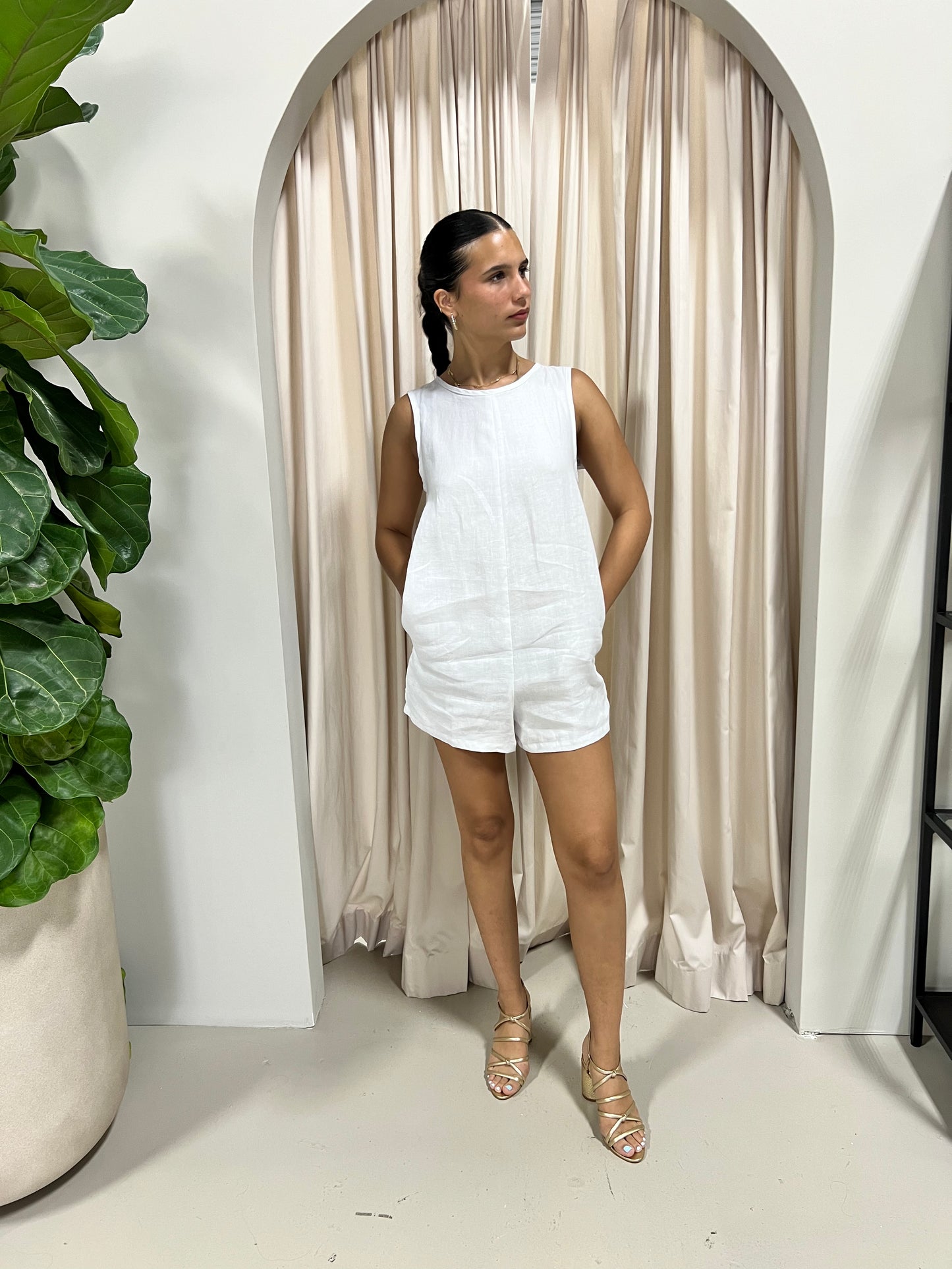 Playa Jumpsuit- White