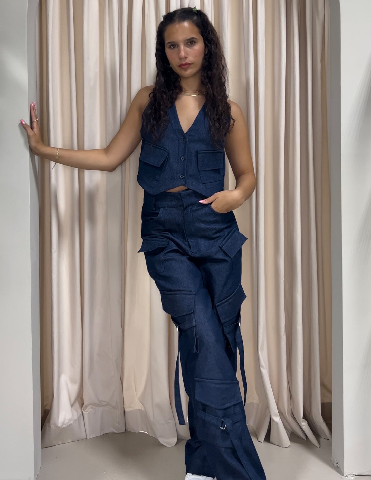 Denim Blue Vest