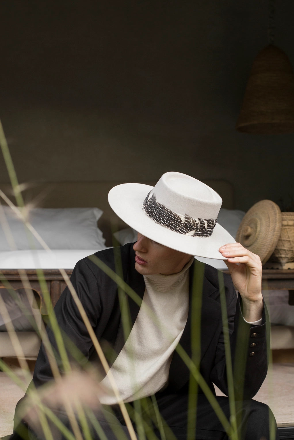 Esmeralda Hat - Grey