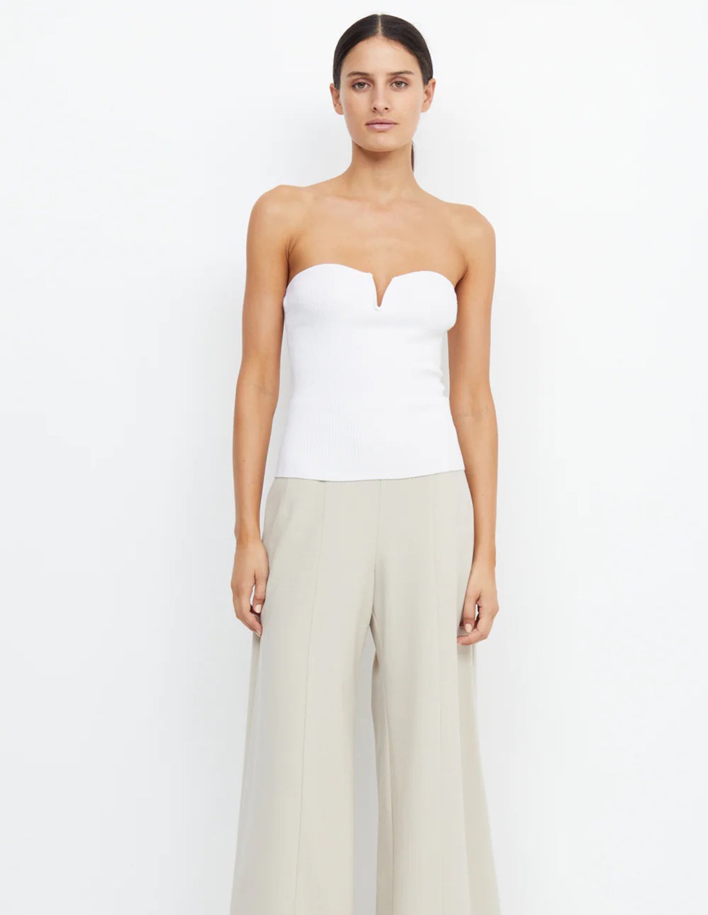 Vesna Strapless Knit Top