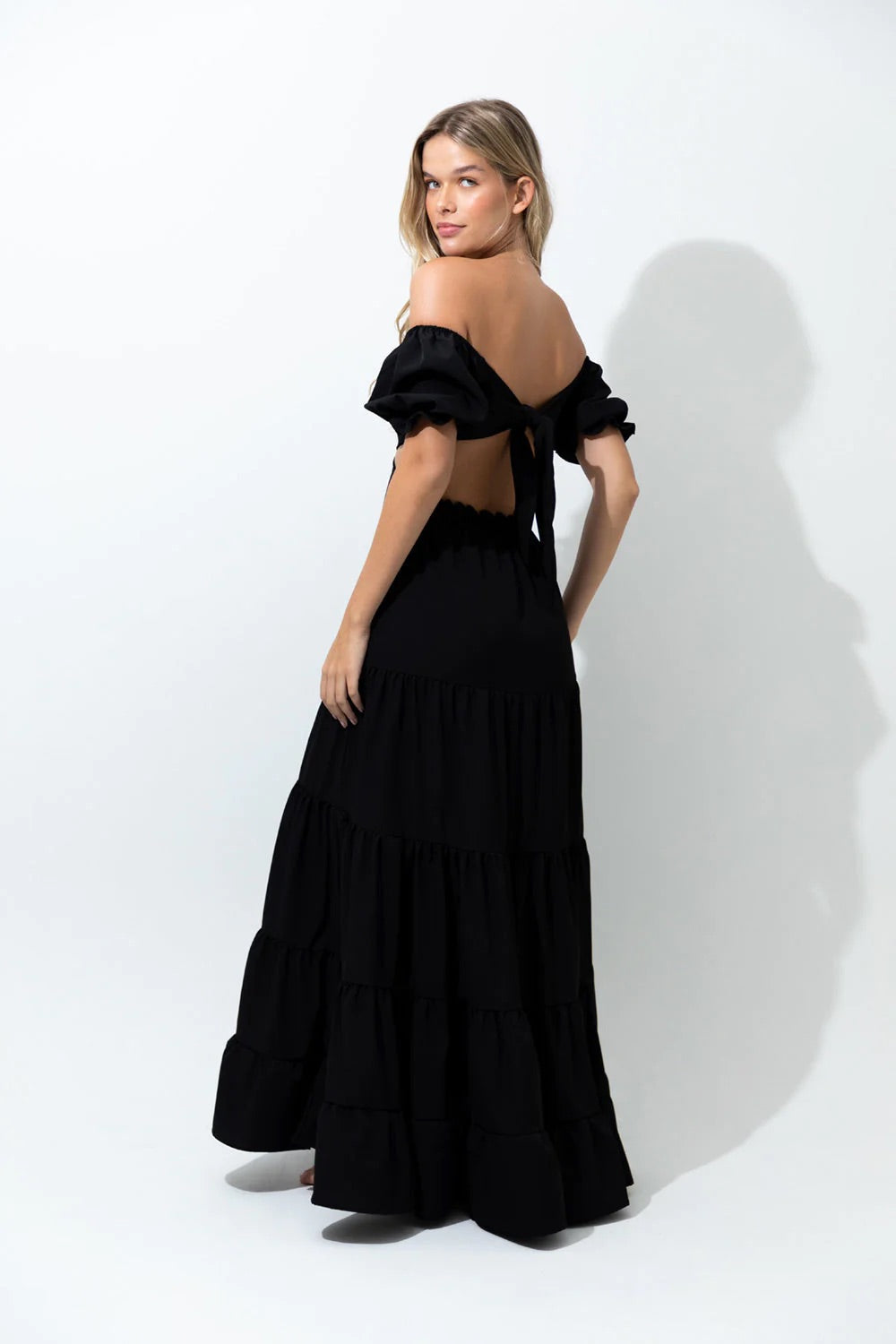 Ruffle Cutout Dress