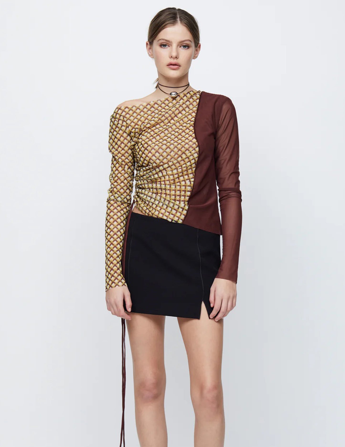 Deon Mini Split Skirt