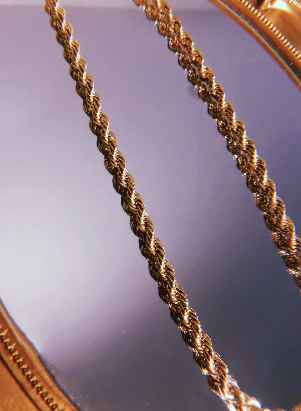 Gold Braid Necklace