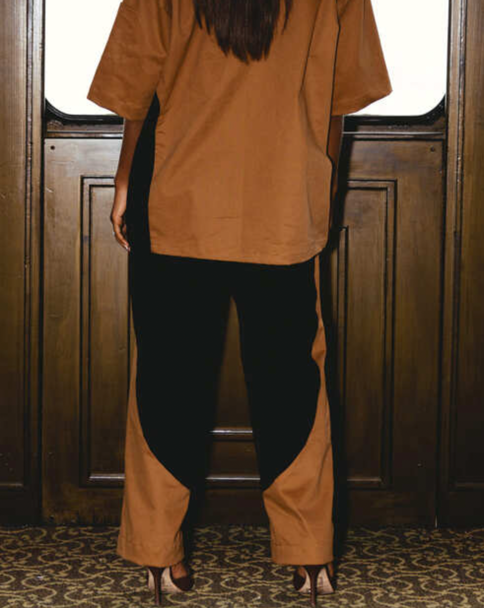 Changes Pant Toffee/Black