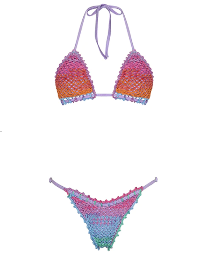 Kendall Multicolor Crochet Bikini