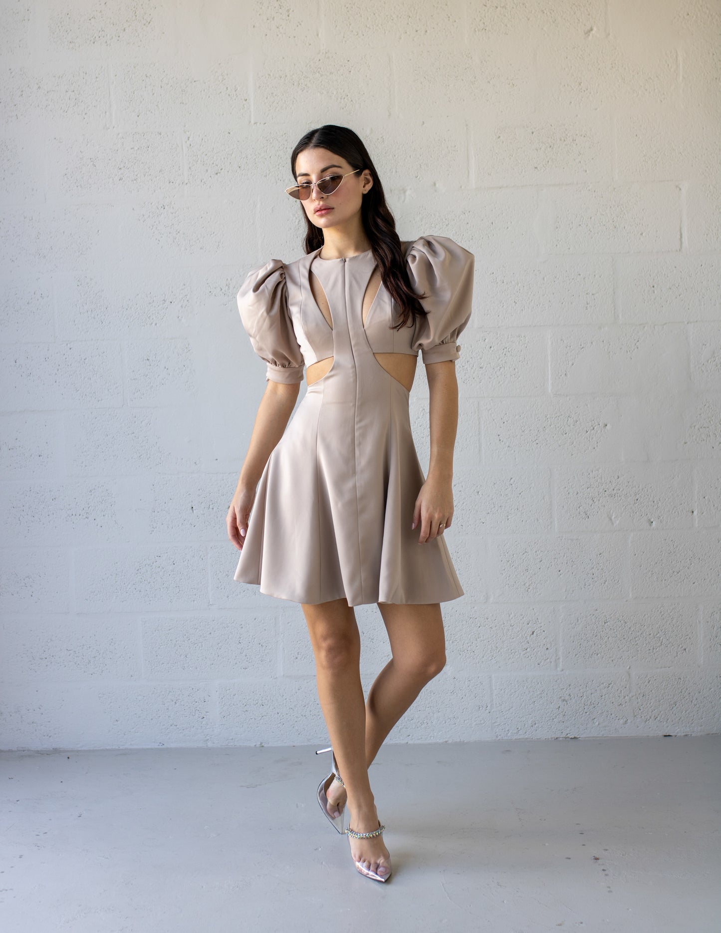 Mona Dress - Khaki