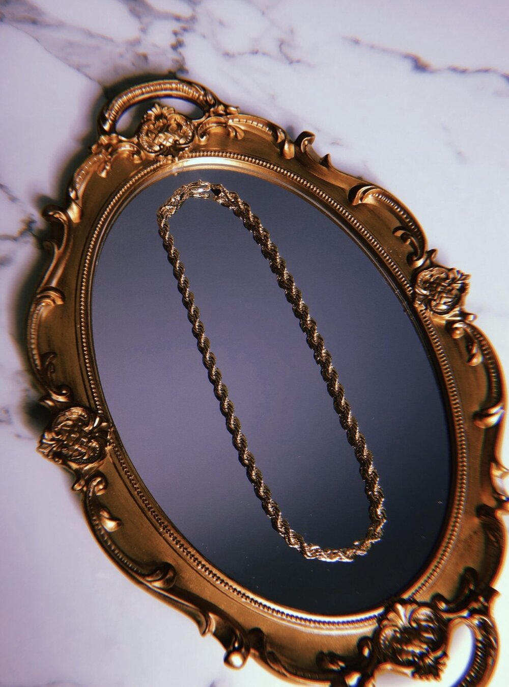 Gold Braid Necklace
